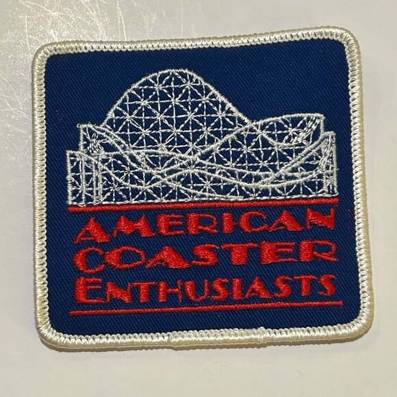 American Coaster Enthusiasts Embroidered Patch UNUSED - Picture 1 of 3